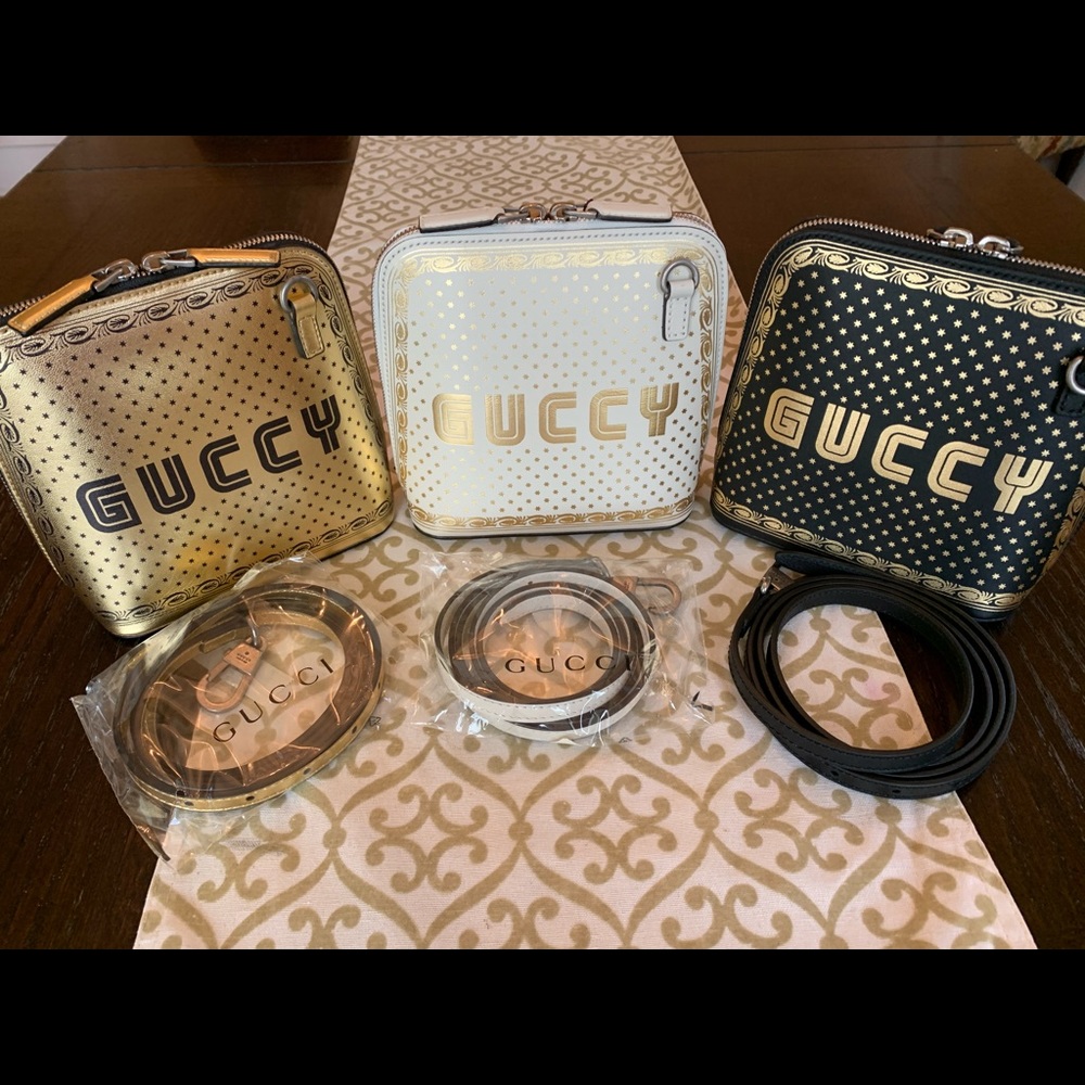 Gucci SEGA collection guccy stars shoulder bag - Picture 11 of 11
